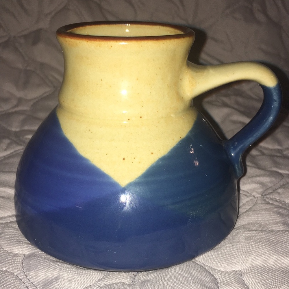 Vintage commuter mug stoneware pottery